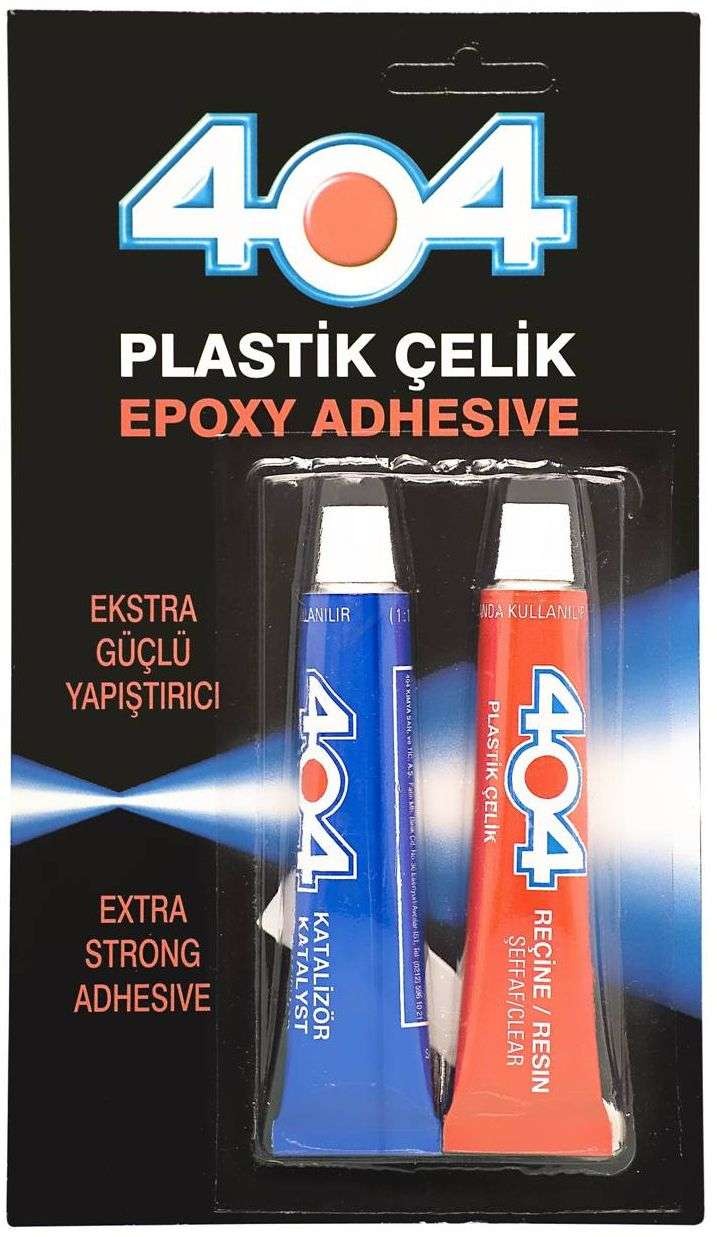 404 Plastik Çelik Çift Komponent Yapıştırıcı 1 404 Plastik Çelik Çift Komponent Yapıştırıcı