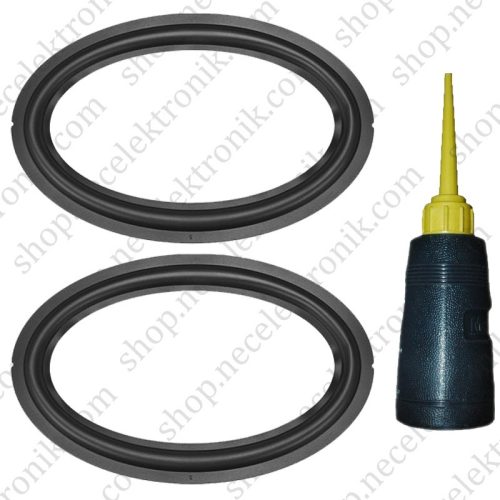 6X9 Oval Hoparlör Körüğü Ve Yapıştırıcı Tamir Seti (6985 Modeli)