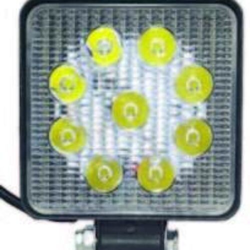 27W MOTOR AYDINLATMA KASASI 9 SMD LEDLİ 12-60V OFF ROAD BEYAZ
