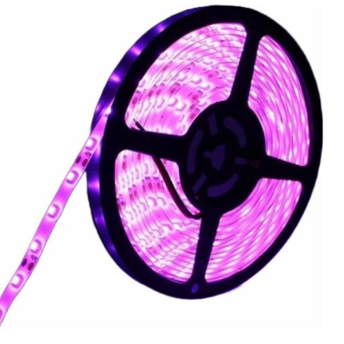 5050 Pembe 3 Çipli 60 Led’li Silikonlu Dış Mekan Şerit Led